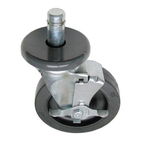 Allpoints Allpoints 26-2923 5" Swivel Stem Caster with Brake for 1" O.D. Tubing - 260 lb. Capacity 262923